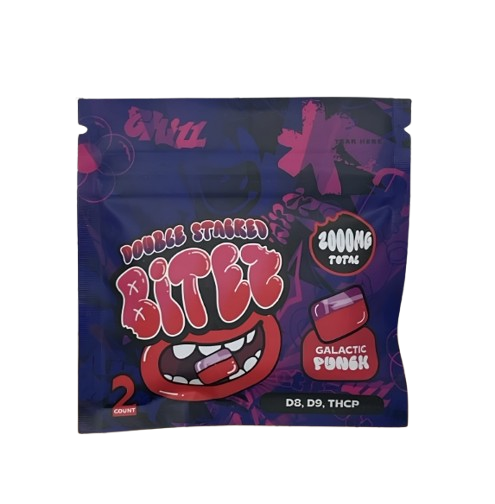 DOUBLE STACKED BITES D9 GALATIC PUNCH GUMY 2000MG