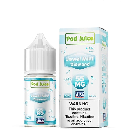 POD JUICE SALT JEWEL MINT DMND 30ML 55MG