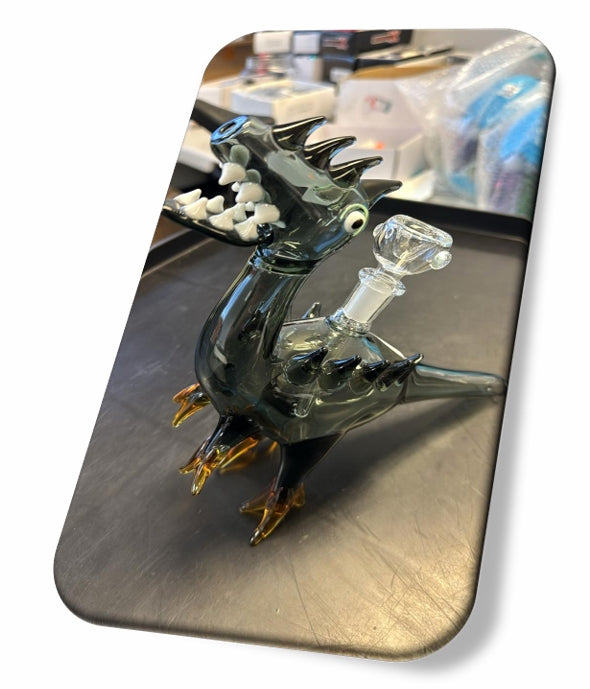 WATER PIPE DINOSAUR SHAPE GREEN