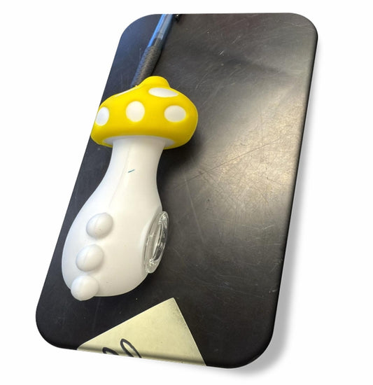 MUSHROOM SILICONE HAND PIPE SL205