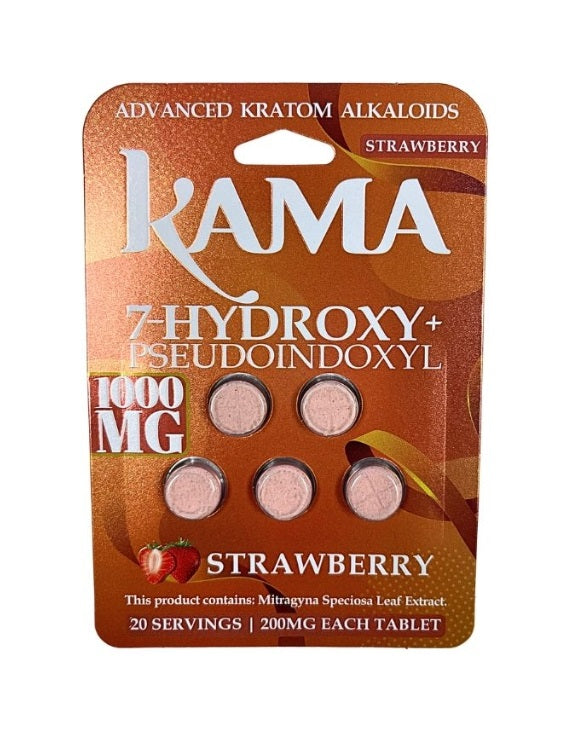 KAMA 7 HYDROXY PLUS PSEUDOINDOXYL STRAWBERRY 1000MG