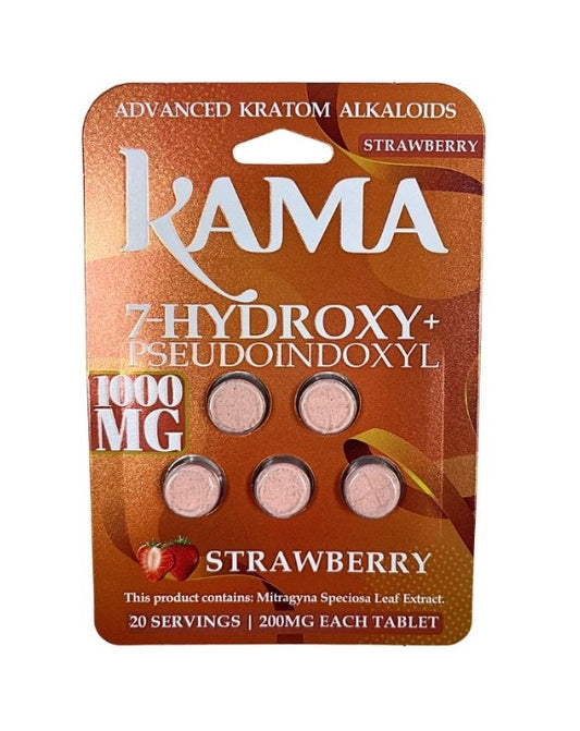 KAMA 7 HYDROXY PLUS PSEUDOINDOXYL STRAWBERRY 1000MG