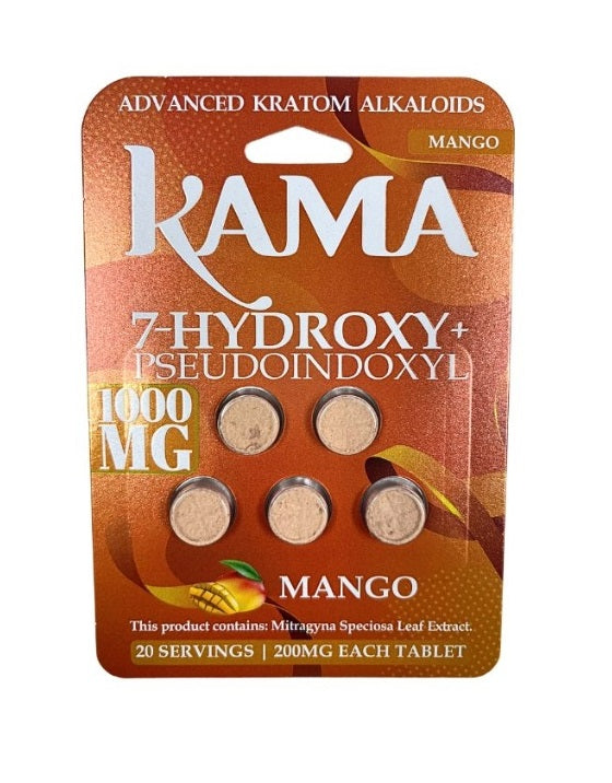 KAMA 7 HYDROXY PLUS PSEUDOINDOXYL MANGO 1000MG