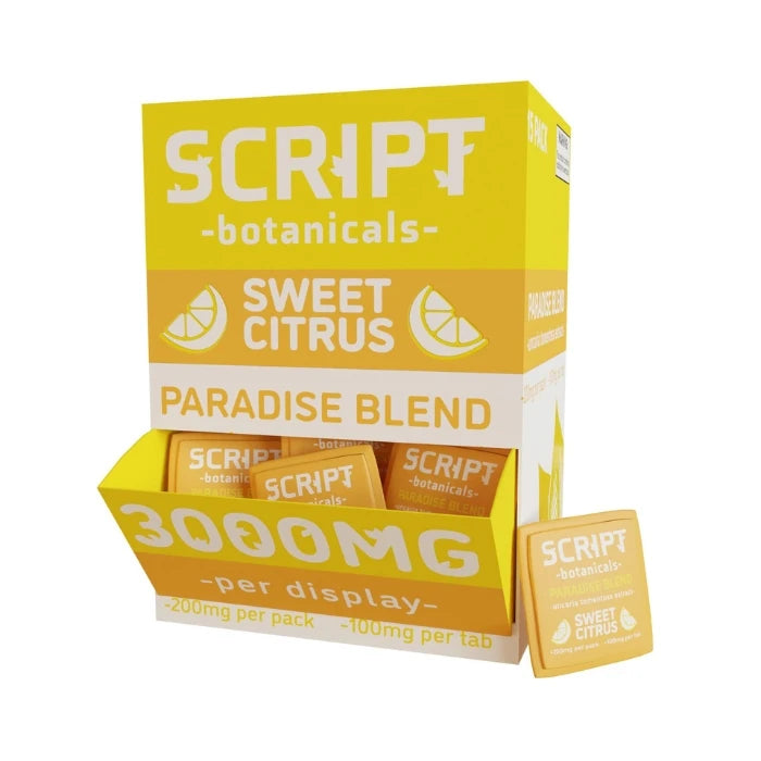 SCRIPT BOTANICALS PRDISE BLEND SWEET CITRUS 300MG