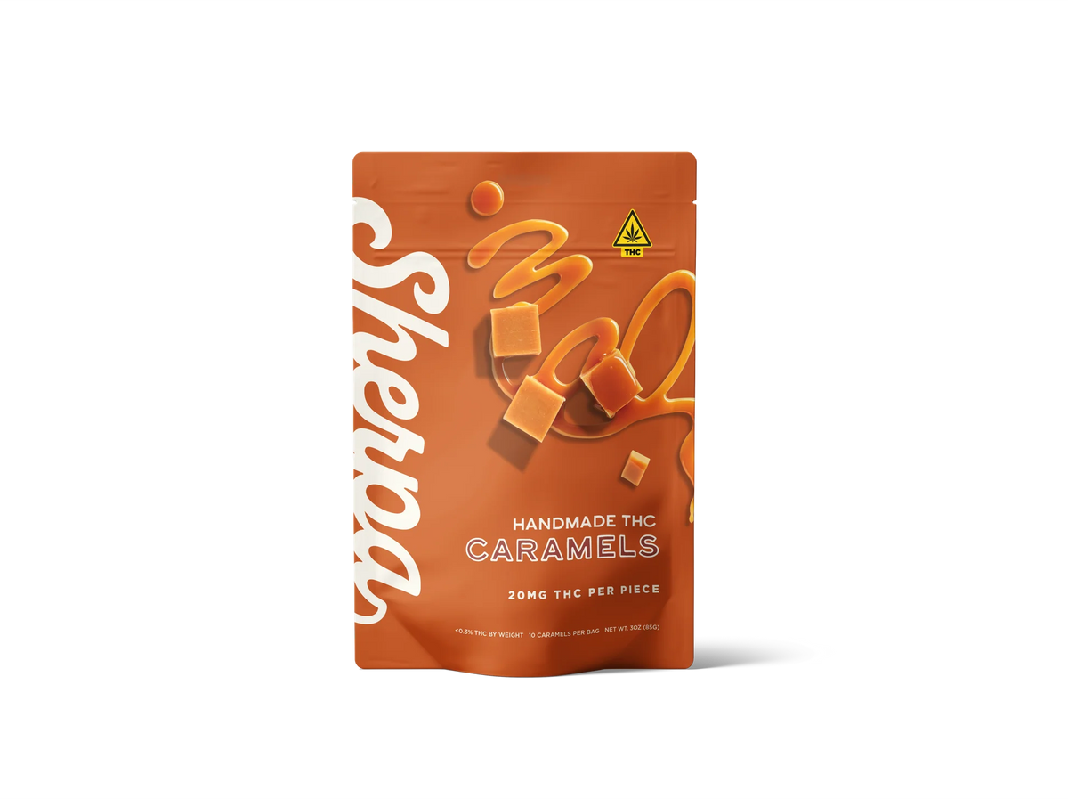 SHERPA THC HANDMADE CLASSIC CARAMELS 20MG 10CT