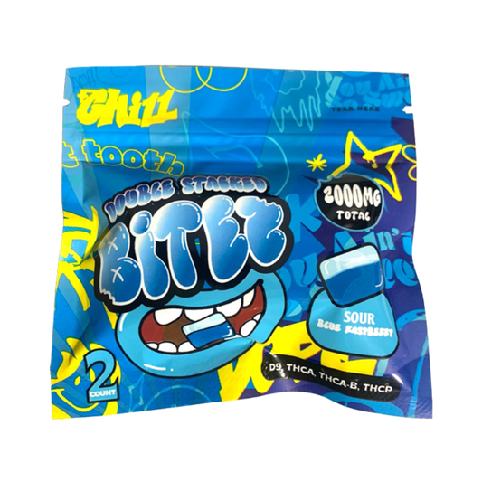SOUR WATERMELON/ SOUR BLUE RASPBERRY GUMY 2000MG