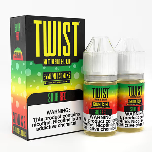 TWIST E LIQUID X 2 SOUR RED 30ML 35MG
