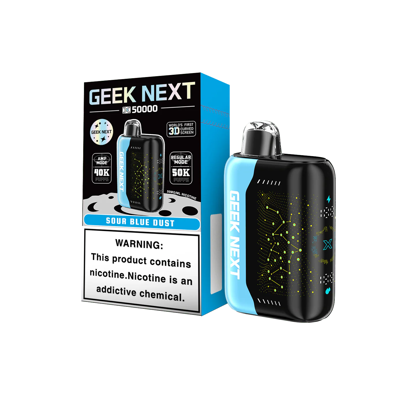 GEEK NEXT X50000 SOUR BLUE DUST 50K