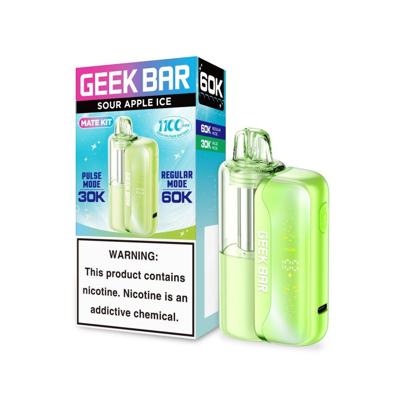 GEEK BAR MATE KIT SOUR APPLE ICE 60K