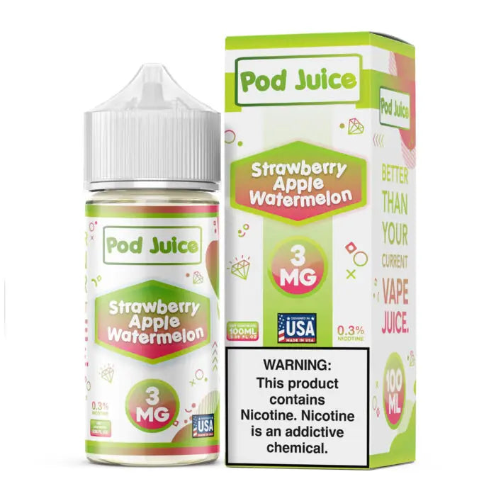 POD JUICE JEWEL STRAWBRY APL WTRMLON 100ML 3MG