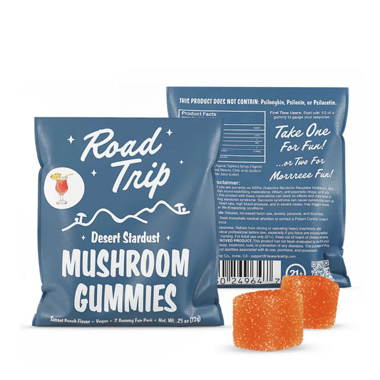 ROAD TRIP MUSHROOM GUMY SUNSET PUNCH 7.2GM|721750418876|Pack Of|20