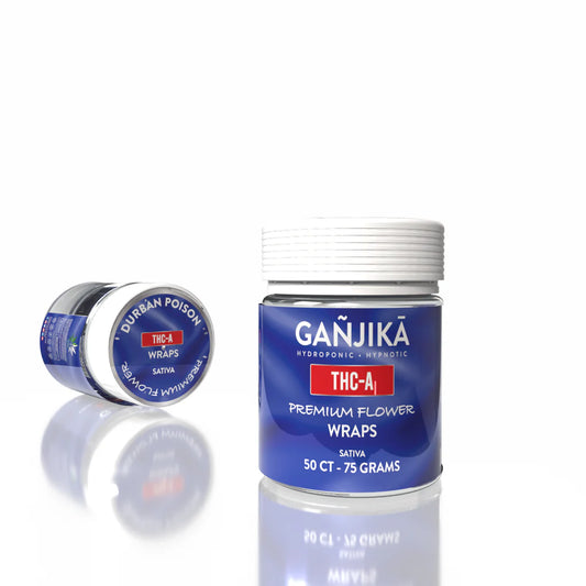 GANJIKA WRAPS DURBAN POISON SATIVA 50CT|168809918114|Pack Of|50