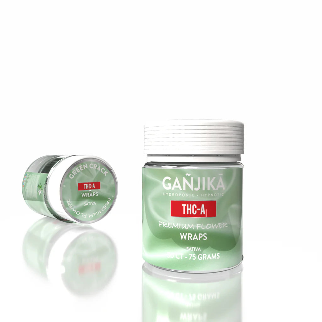 GANJIKA WRAPS GREEN CRACK SATIVA 50CT|168739918116|Pack Of|50