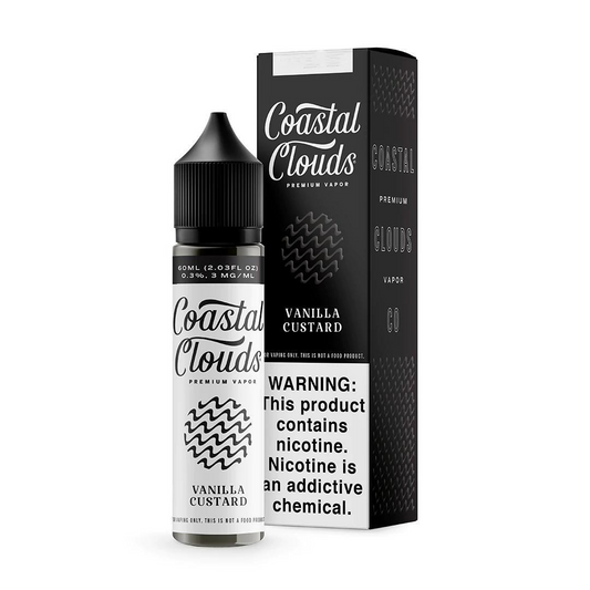 TFN R COASTAL CLOUD E LIQUID VANILLA CUSTARD 0MG