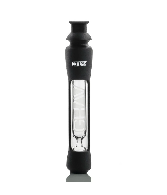 GRAV SILICONE TASTER CHILLUM BLACK 12MM