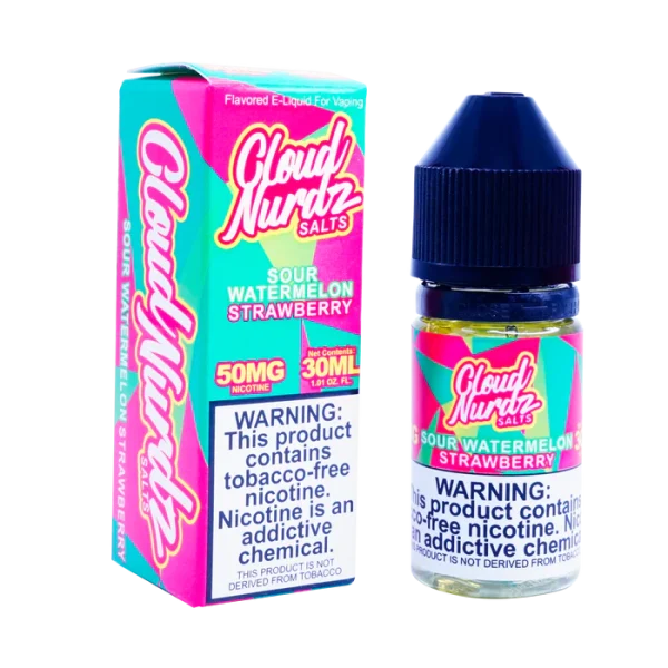 CLOUD NURDZ SOUR WATERMELON STRAWBERRY 50MG 30ML