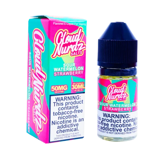 CLOUD NURDZ SOUR WATERMELON STRAWBERRY 50MG 30ML