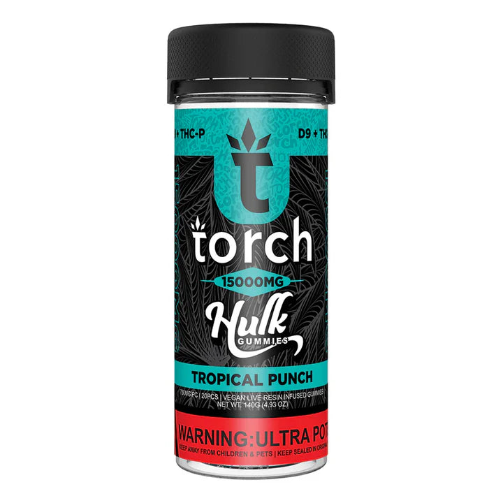 TORCH HULK TROPICAL PUNCH GUMMIES 15000MG