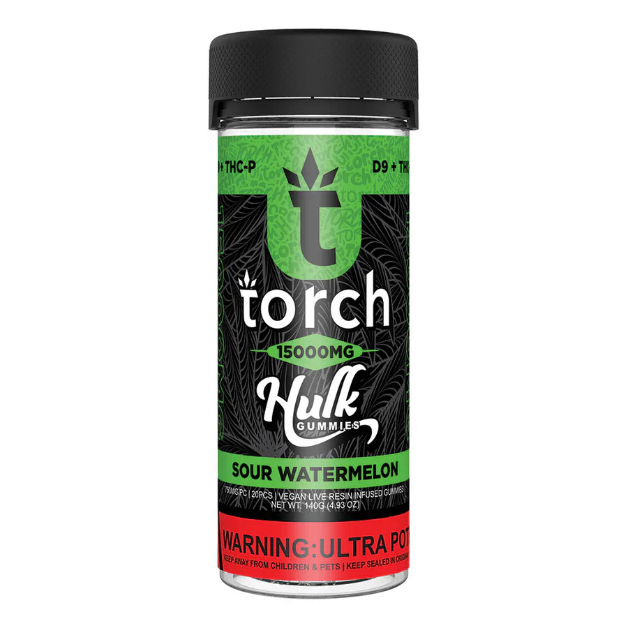 TORCH HULK GUMY SOUR WATERMELON 15000MG