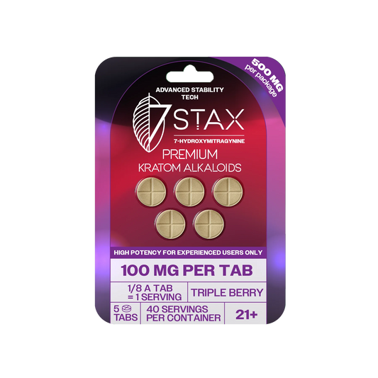 7STAX 7 HYDROXY TRIPPLE BERRY 500MG 5CT