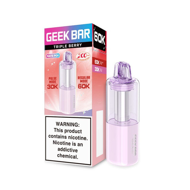 GEEK BAR MATE POD TRIPPLE BERRY 60K