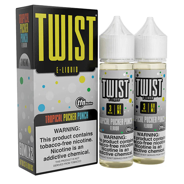 TWIST E LIQUID X2 ICE TRPICL PUCKR PUCH 60ML 3MG