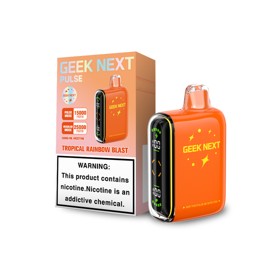 GEEK NEXT PULSE 25K|GEEK NEXT PULSE TROPICAL RAINBOW BLAST 25K|6917673166688|Pack of 5