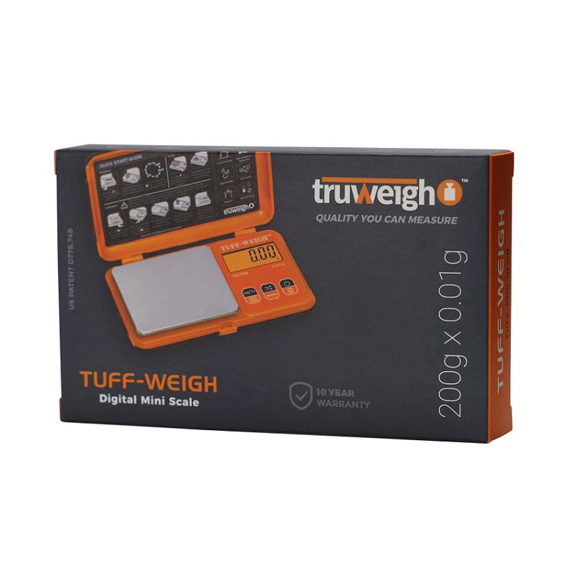 TRUWEIGH TUFF DIGITAL MINI SCALE ORANGE 200GX0.01 SC330