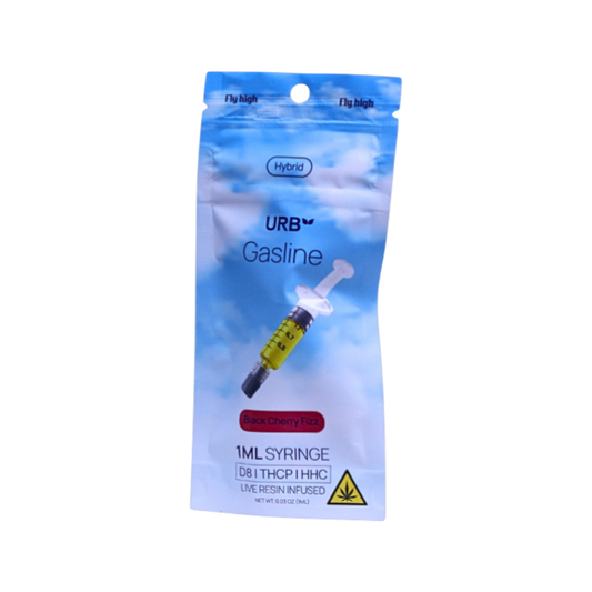 URB GASLINE D8 THC-P HHC SYRINGE BLACK CHERRY FIZZ 1ML