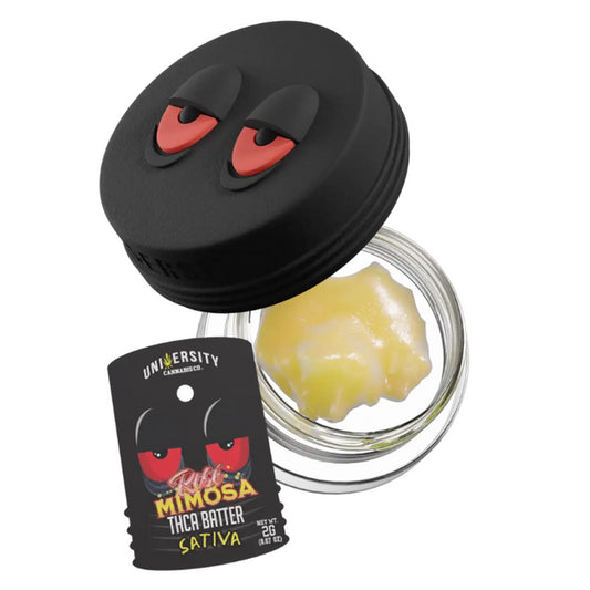 UNIVERSITY THCA DIAMOND DABS ROSE MIMOSA SATIVA 2GM