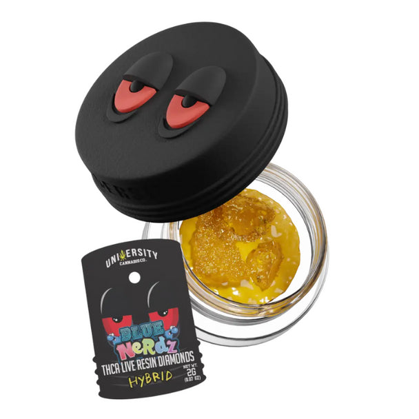 UNIVERSITY THCA DIAMOND DABS BLUE NERDZ HYBRID 2GM