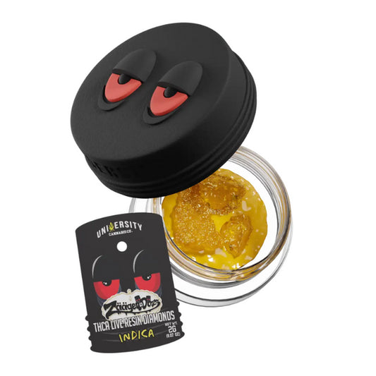 UNIVERSITY THCA DIAMOND DABS ZAAGENDAAZ INDICA 2GM