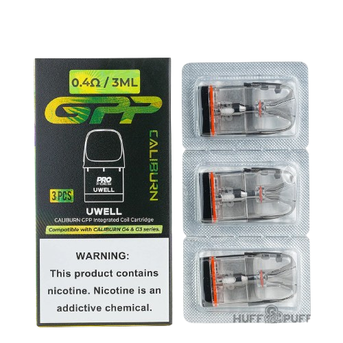 UWELL GPP CALIBURN COIL CARTDIGE 0.4OHM 3ML 3CT