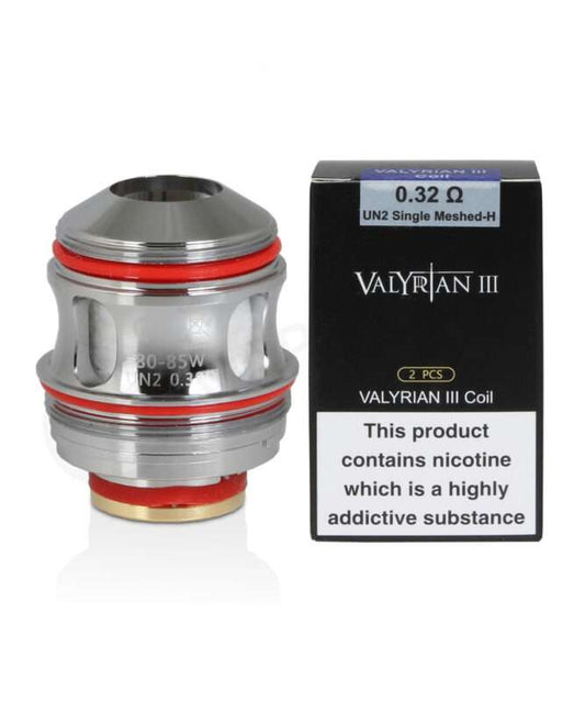 UWELL VALYRIAN III UN2 SINGLE MESHED-H 0.32OHM COIL 2CT/PACK