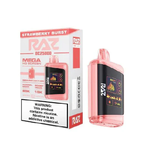 RAZ STRAWBERRY BURST 25K|6975984056807|Pack Of|5