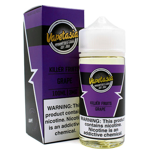 VAPETASIA  KILLER FRUIT GRAP 100ML 6MG