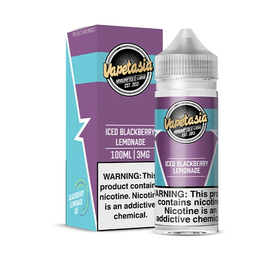 VAPETASIA  ICE BLCKBERY LEMONADE 100ML 0MG