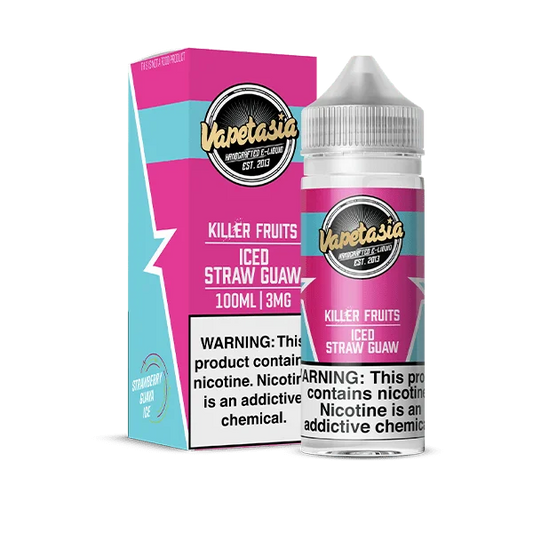 VAPETASIA  KILLER FRUITS ICE STRW GUAW 100ML 0MG