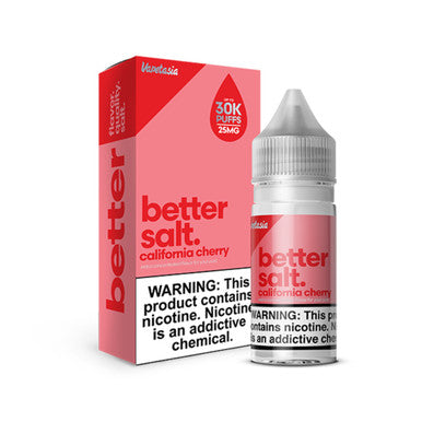 VAPETASIA BETTER SALT CALIFORNIA CHERY 30ML 50MG
