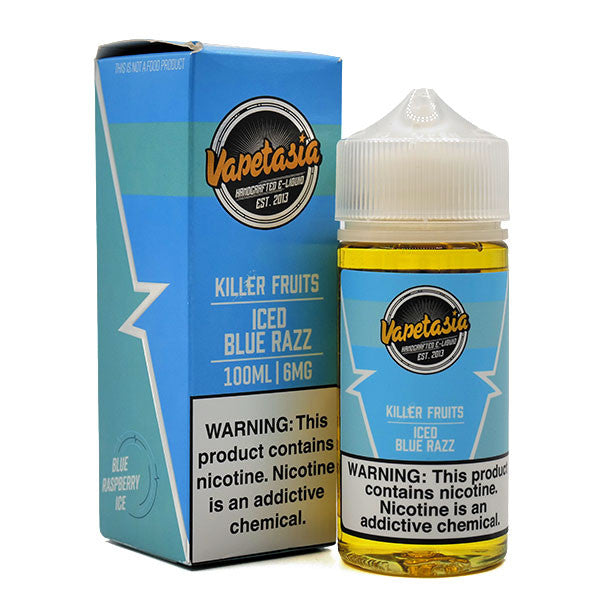 VAPETASIA  ICE BLUE RAZZ 100ML 6MG
