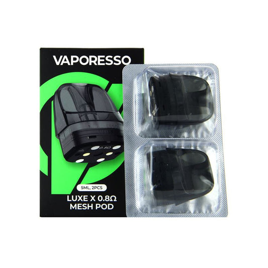 VAPORESSO LUXE X MESHED POD 0.8 OHM 2CT 5ML