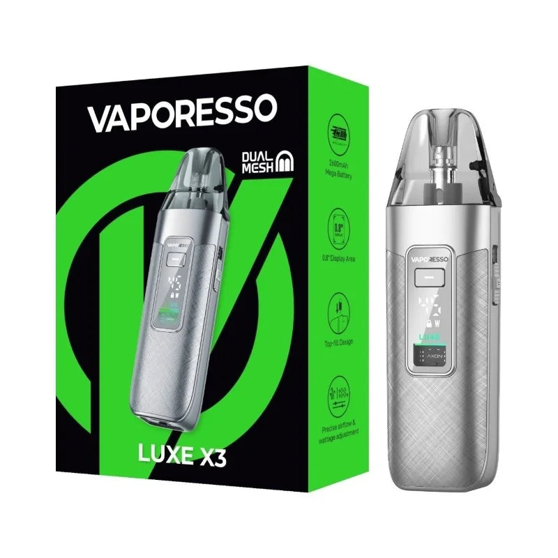 VAPORESSO LUXE X3 KIT GREY SILK 5ML