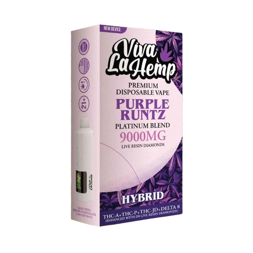 VIVA LA HEMP D9 PURPLE RUNTZ HYBRID 9000MG