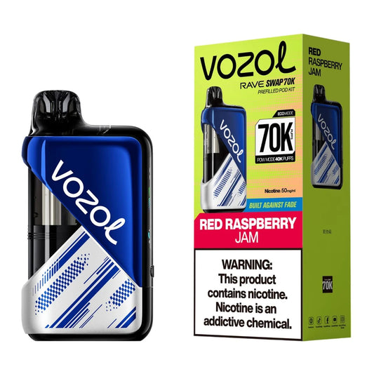 VOZOL RAVE SWAP KIT RED RASPBERRY JAM 70K