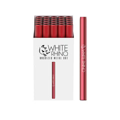 WHITE RHINO METAL BAT RED 25CT
