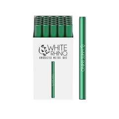 WHITE RHINO METAL BAT GREEN 25CT