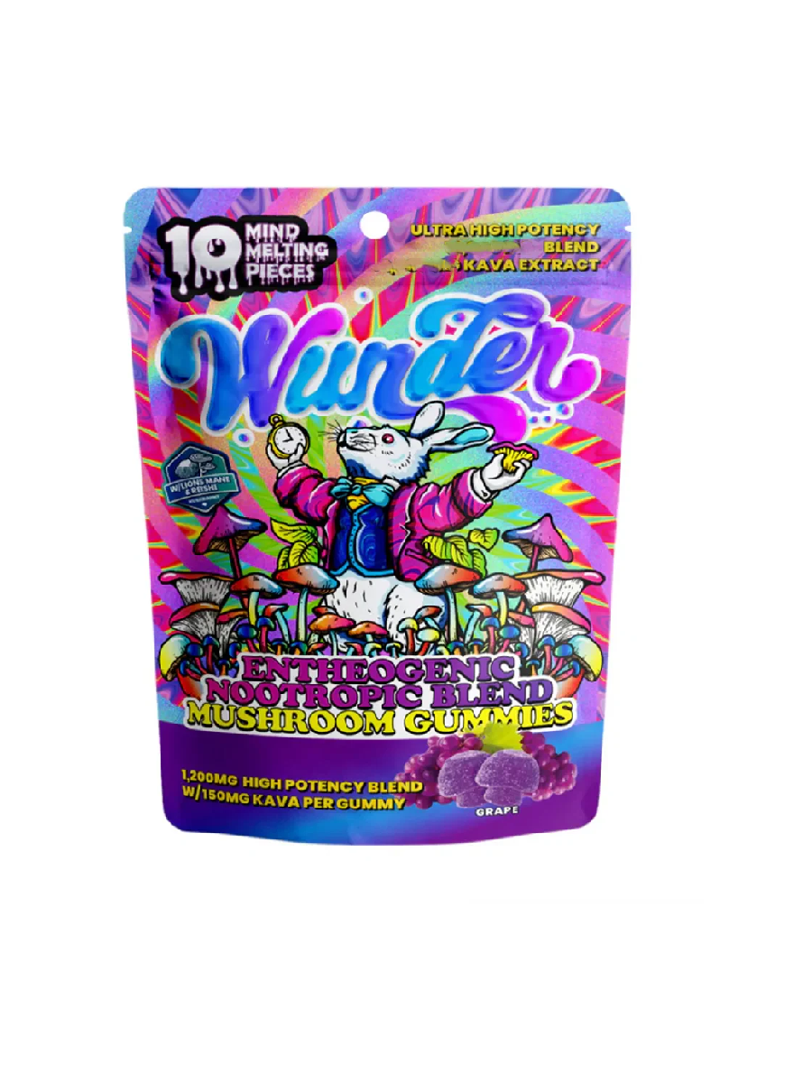 WUNDER ENTHEOGENIC MSHRM GUMY GRAPE 2400MG
