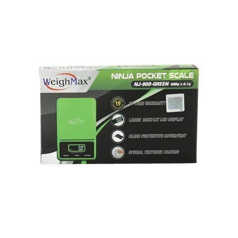 WEIGHMAX NJ-800-GREEN 800g X 0.1g