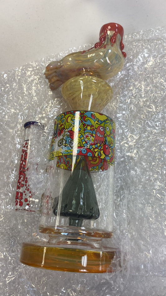 WATERPIPE JUICY J QUIRKY FOOT SHAPED JJ355 12"
