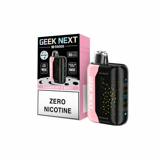 GEEK NEXT X50000 ZERO NIC STRAWBERRY B BURST 50K